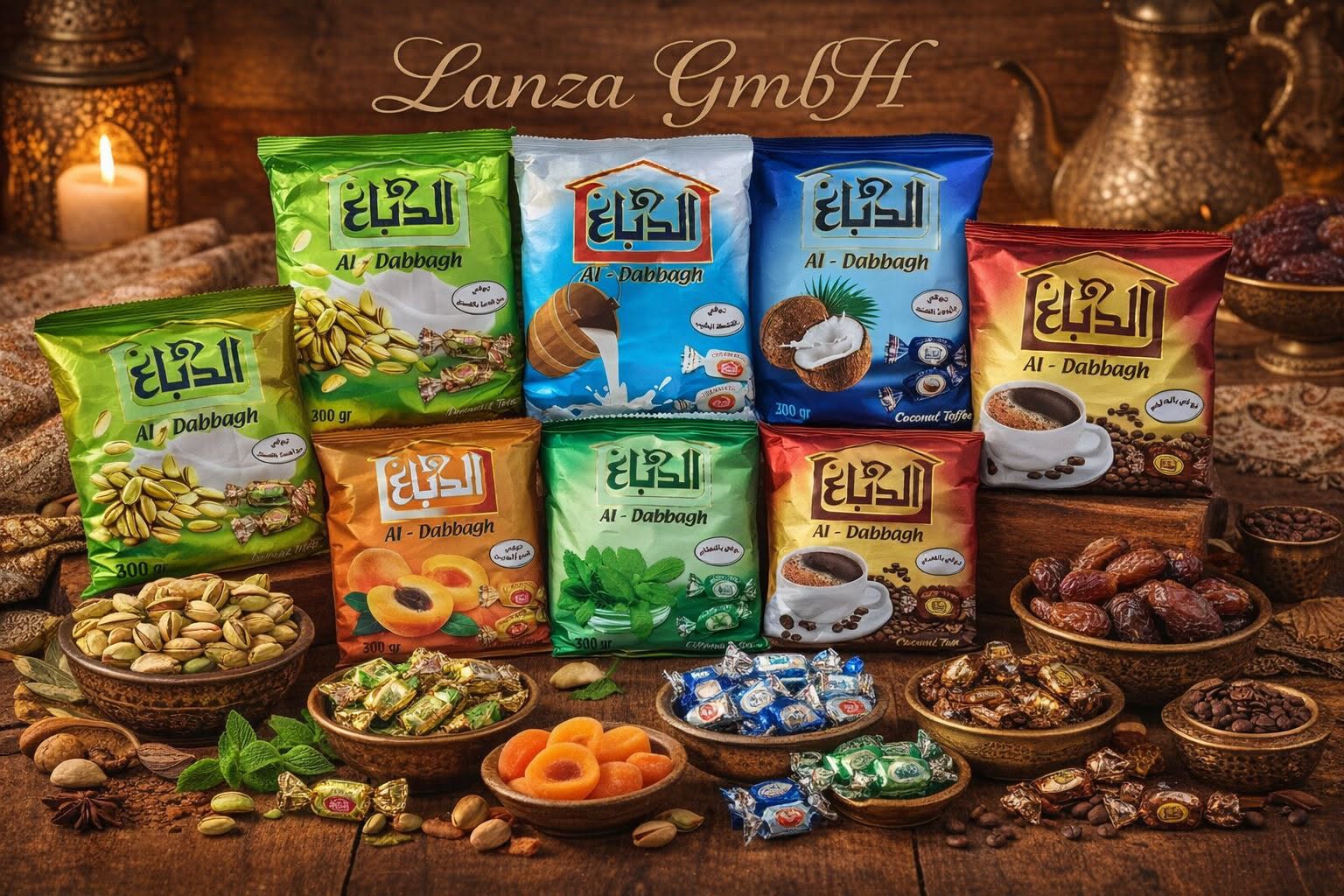 Auswahl orientalischer und internationaler Lebensmittel von Lanza GmbH